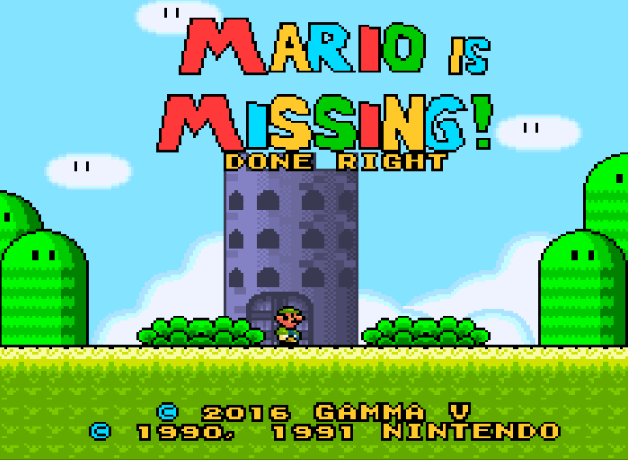 Mario is Missing! Done Right SNES