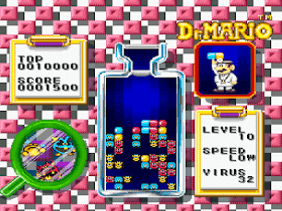 Dr. Mario 1990 SNES